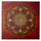 Carreau Flammes de mandala (Devant)