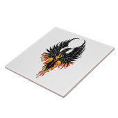Carreau Flammes tribales Phoenix Firebird (Côté)