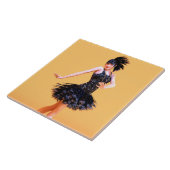 Carreau Flapper Dancing Vintage (Côté)
