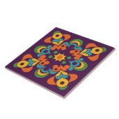 Carreau Flare rétro Sunburst (Côté)