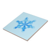 Carreau Flèche de neige Blue Winter (Côté)