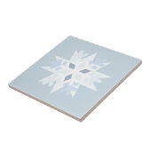 Carreau Flèche de neige en hiver (Côté)