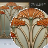 Carreau Fleur Art Nouveau [Set 1/4]