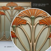 Carreau Fleur Art Nouveau [Set 2/4]