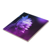 Carreau Fleur Au Soleil Noir Et Blanc Couleur Tint (Côté)