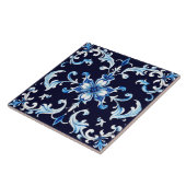 carreau fleur azurée (Côté)
