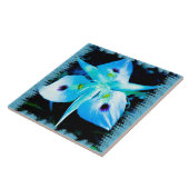 Carreau Fleur bleue (Côté)