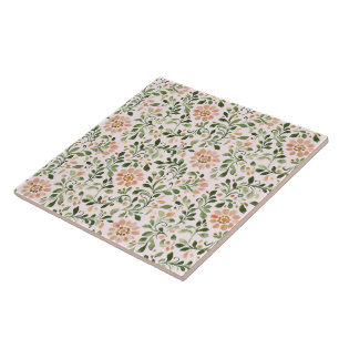 Carreau Fleur chic rose