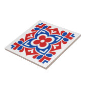 Carreau Fleur d'art populaire (Côté)