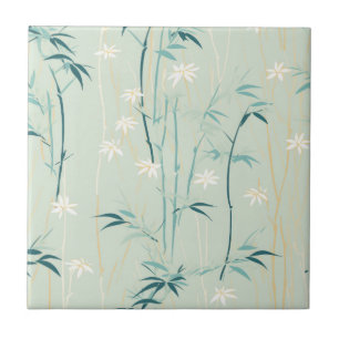 Carreau Fleur de bambou sereine Asiatique  (9)