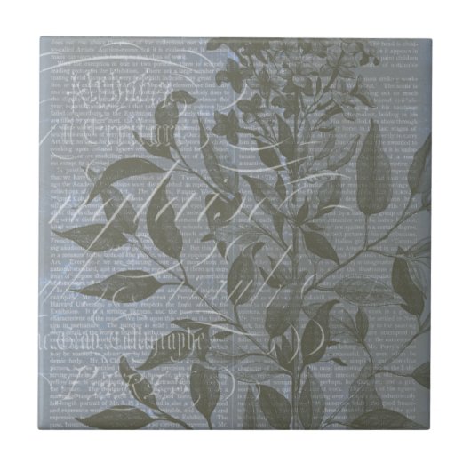 Carreau Fleur de Bleu I (Devant)