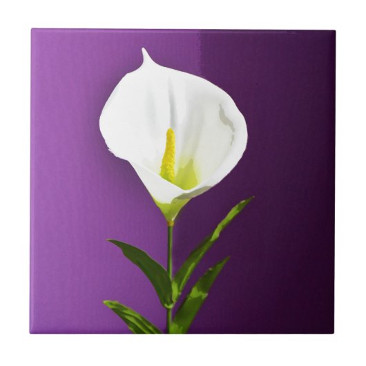 Carreau Fleur de Cala Lily (Devant)