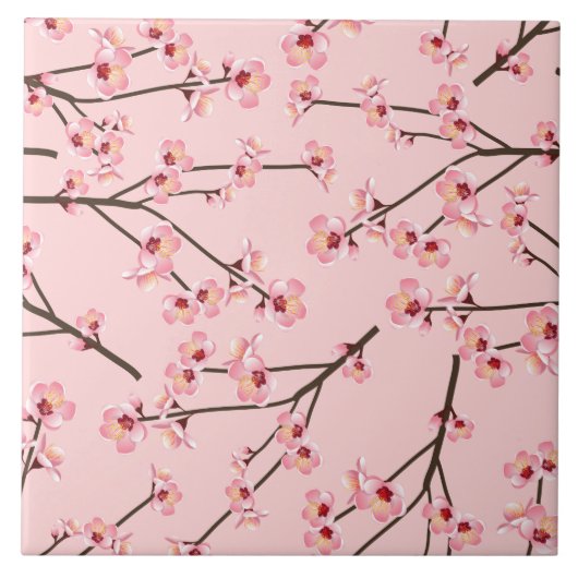 Carreau Fleur de cerise (Devant)