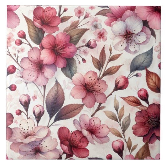 Carreau Fleur de cerise (Devant)