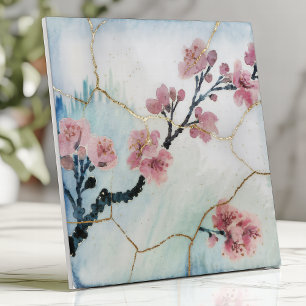 Carreau Fleur de cerisier japonaise Kintsugi