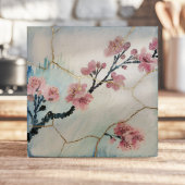 Carreau Fleur de cerisier japonaise Kintsugi