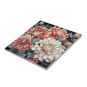 Carreau Fleur de chrysanthème (Côté)