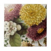 Carreau Fleur de chrysanthème mère florale (Devant)