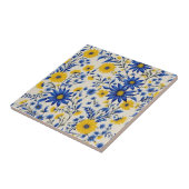 Carreau Fleur De Cornouailles Florales Et Fleurs Jaunes Dé (Côté)