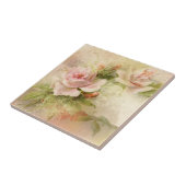 Carreau Fleur de cru de rose rose (Côté)