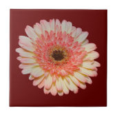 Carreau Fleur de germe rose simple (Devant)