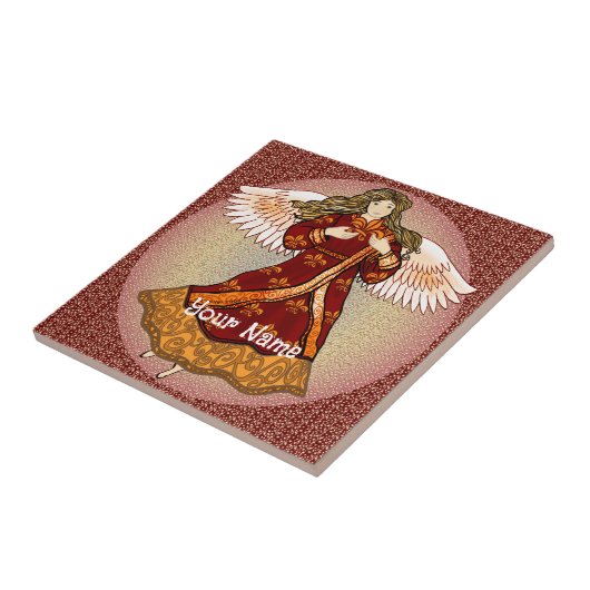 Carreau Fleur de lis angel (Côté)