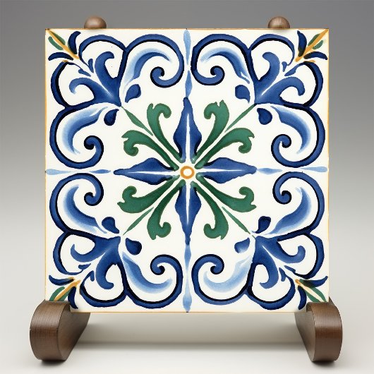 Carreau Fleur-de-Lis Classique Traditionnel
