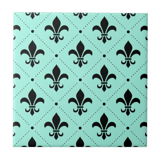 Carreau Fleur de Lis Motif (Devant)
