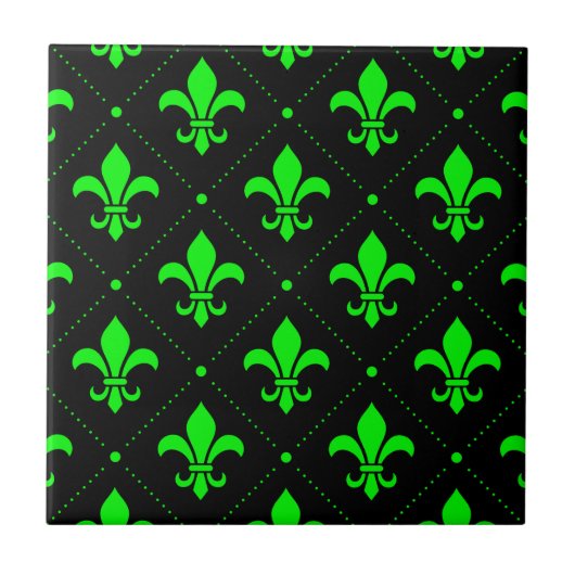 Carreau Fleur de Lis Motif (Devant)