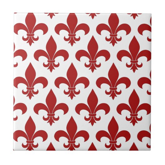 Carreau Fleur de lis Motif Classic (Devant)
