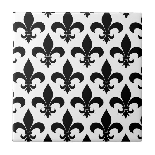Carreau Fleur de lis Motif Classic (Devant)