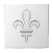 Carreau Fleur-De-lys gris-clair (Devant)