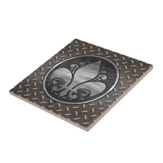 Carreau Fleur de Metallic (Côté)