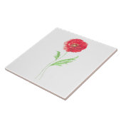 Carreau Fleur de pavot sauvage (Côté)