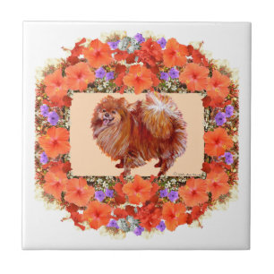 Carreau Fleur de Poméranie