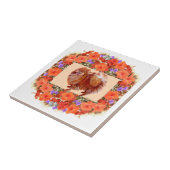 Carreau Fleur de Poméranie (Côté)