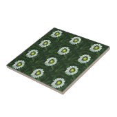 Carreau Fleur de Rudbeckie blanche (Côté)