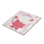 Carreau Fleur de vie avec Lotus (Côté)