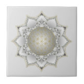 Carreau Fleur de Vie - Mandala Fleurs 1 (Devant)