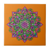 Carreau Fleur de Vie - Mandala Indien 1 (Devant)