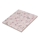 Carreau Fleur d'Élégant Papillon (7) (Côté)