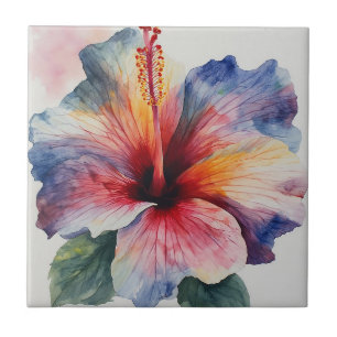 Carreau Fleur d'Hibiscus