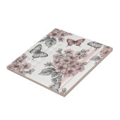 Carreau Fleur Élégante de Papillon (1) (Côté)
