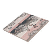 Carreau Fleur Élégante de Papillon (8) (Côté)