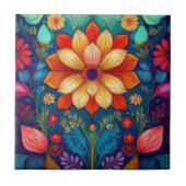 Carreau Fleur folk (Devant)