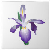 Carreau Fleur Iris (Devant)