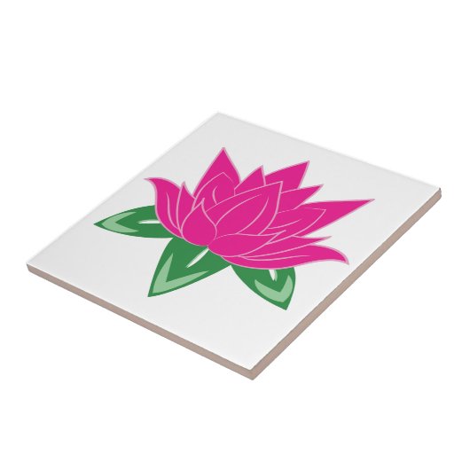 Carreau Fleur Lotus (Côté)