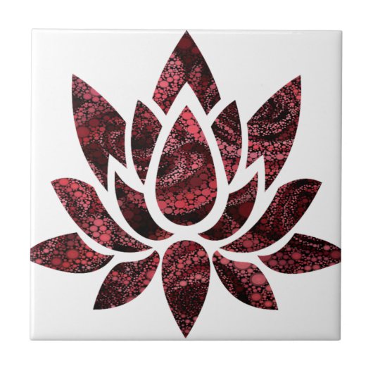 Carreau Fleur Lotus (Devant)