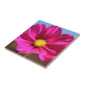 Carreau Fleur magenta (Côté)