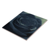 Carreau Fleur noire Rose Vibe gothique foncé (Côté)